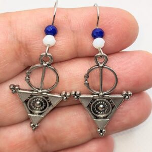 Amazigh Boucles d oreilles berbère femme argent Earrings