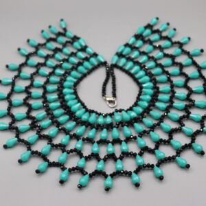 Amazigh Handmade Beaded Choker Tribal Ethnic Jewelry Necklace