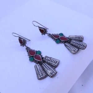 Berber Handcrafted Silver Earrings for Everyday Personal Jewelry Styling