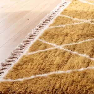 Berber Wool Design Neutral Living room Geometric Rug