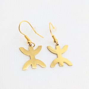 Amazigh YAZ Tifinagh Adaptation Stainless Steel Earrings Boucles