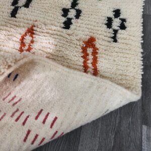 Berber Handmade Wool Colorful Tribal Carpet Boho Rug