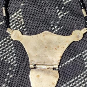 Amazigh Antique Black Silver Tribal Necklace for Everyday Jewelry Styling