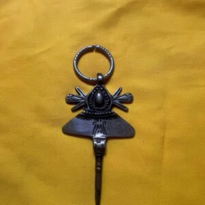 Berber Antique Silver Fibulae Tribal Khella Ring Set