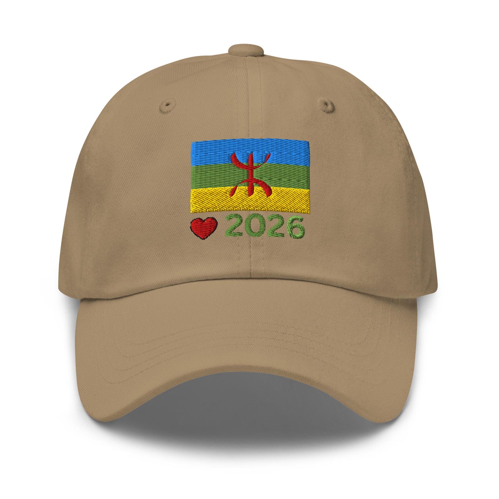 Berber Flag Embroidered Pride Dad Hat Cap for Everyday Heritage Style Use