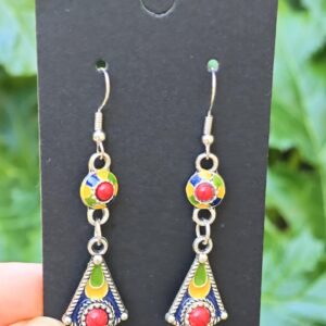 Amazigh Magnifiques boucles d oreilles kabyles métal Earrings