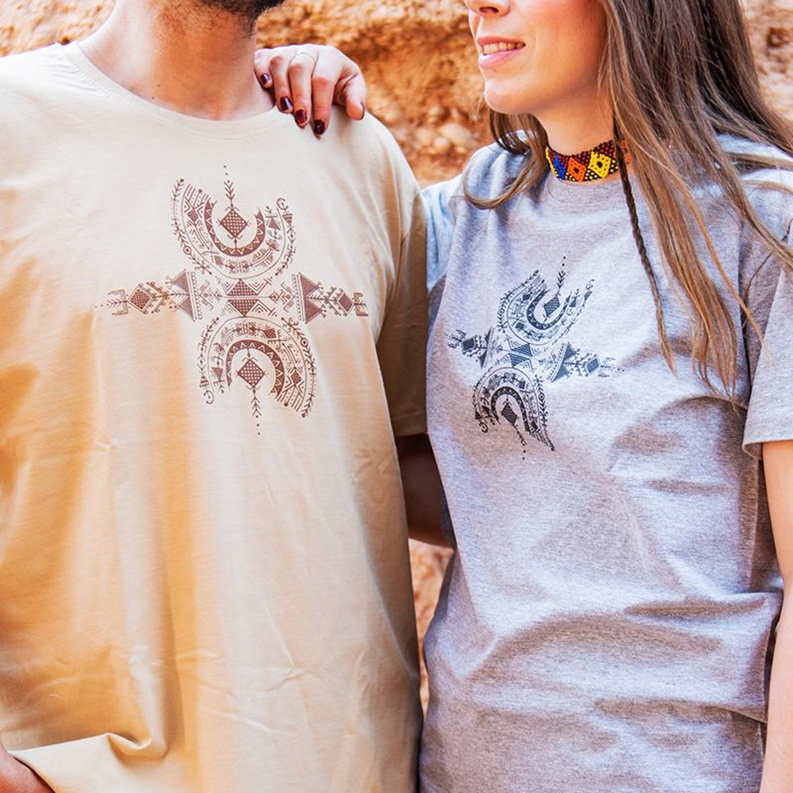 Berber YAZ Symbol Graphic Unisex Cotton Heritage Shirt