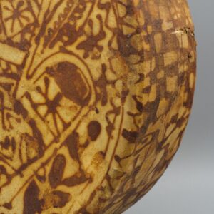 Berber Bendir Drum Hand-Painted Hamsa Hand Leather Wooden