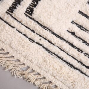 Berber Custom Wool Geometric Living Room Rug Design