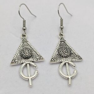 Amazigh Boucles d oreilles berbère femme argent Earrings