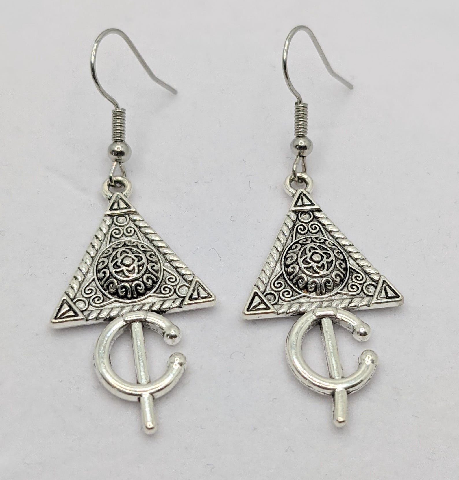 Amazigh Boucles d oreilles berbère femme argent Earrings