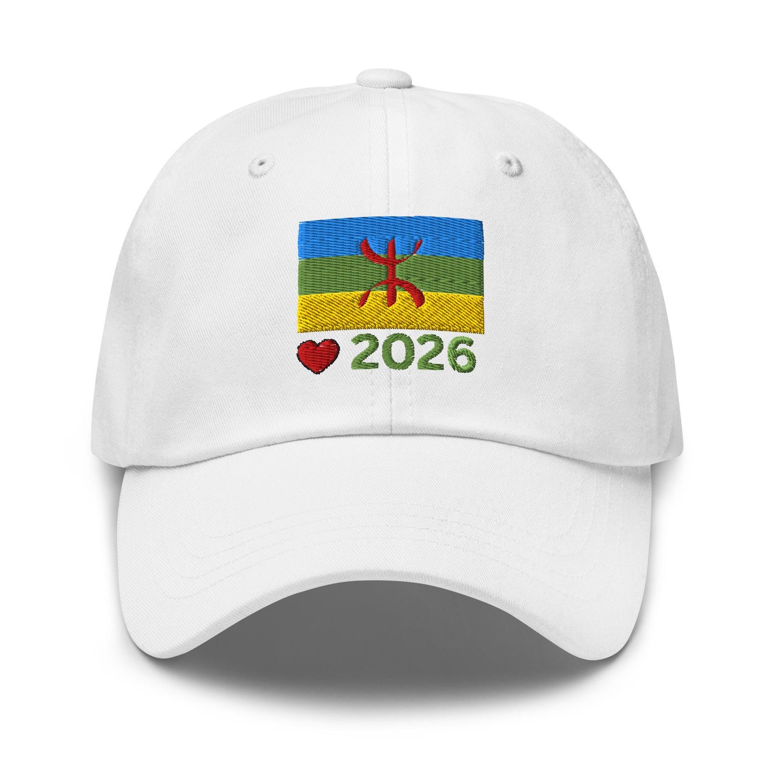 Berber Flag Embroidered Pride Dad Hat Cap for Everyday Heritage Style Use