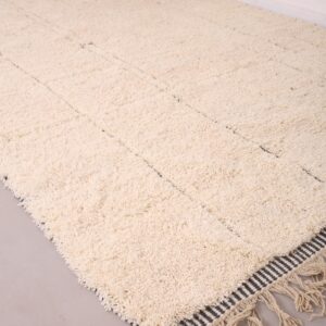 Custom Amazigh Berber Handmade Wool Living Room Geometric Rug