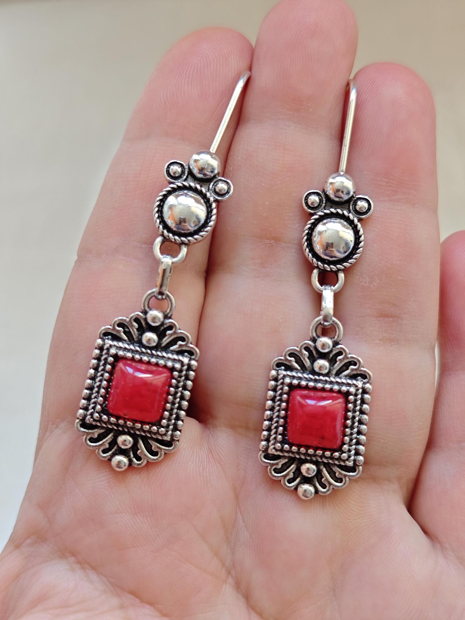 Amazigh Boucles d oreilles kabyles Bijou berbère- Earrings