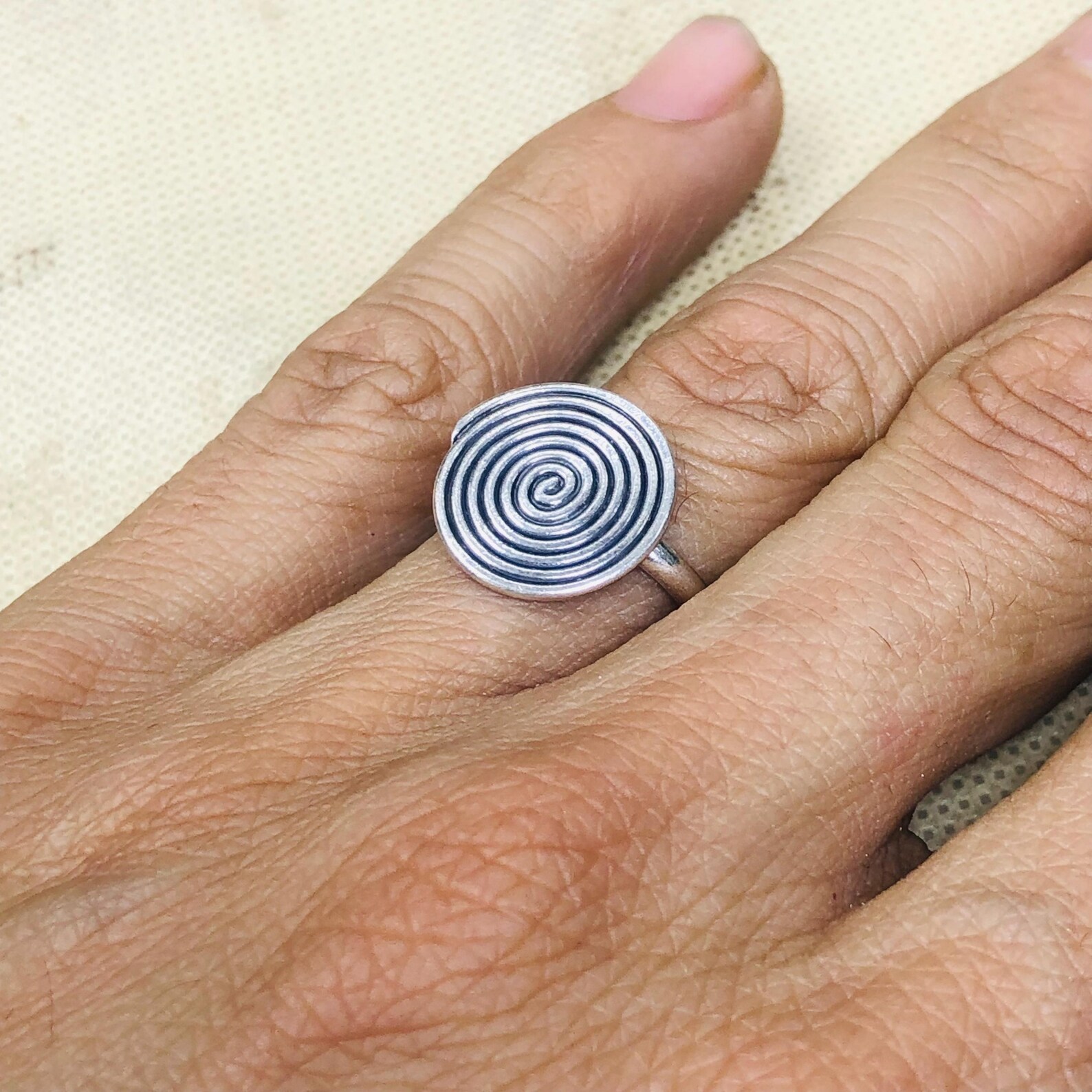 Amazigh Jewelry Traditionnels Marocains Ring Berbère Silver Handmade