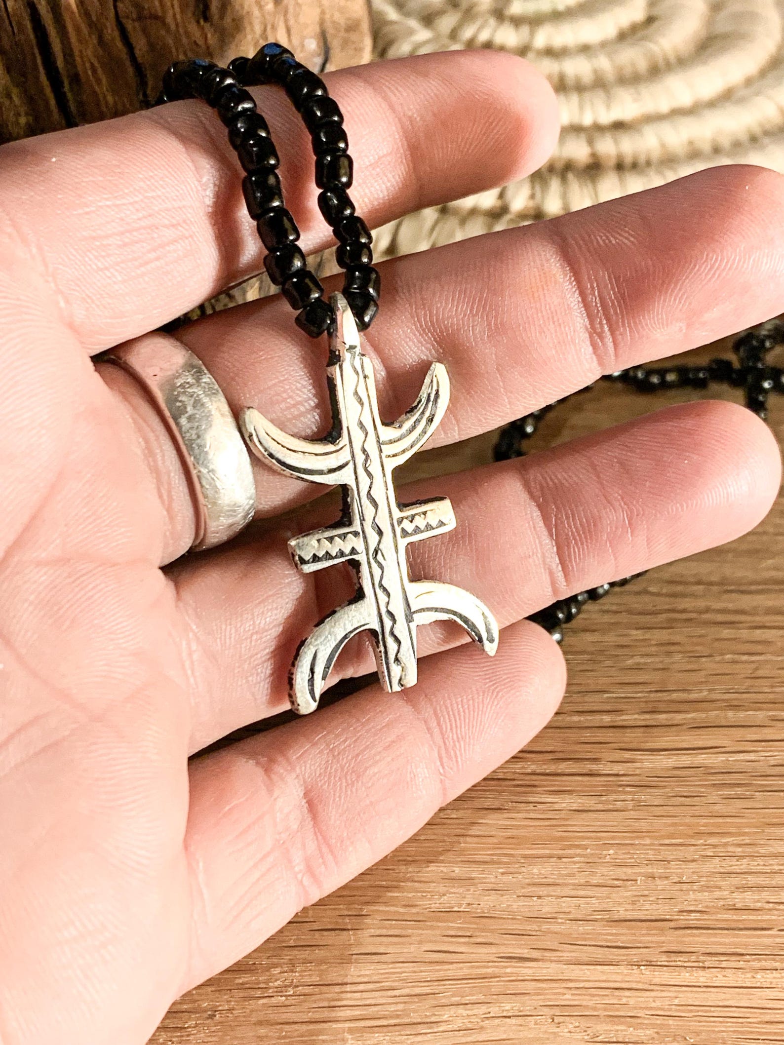 Amazigh Aza Yaz Symbol Necklace for Everyday Personal Styling