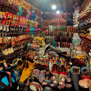 Berber Handmade Yellow Leather Babouche Shoes with Style