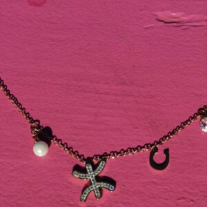 Dont Amazigh Yaz Berber Kabyle Tifinagh Seven-Charm Gold Necklace