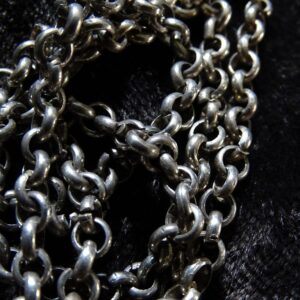 Berber Rare Antique Fine Silver Chain Pendant Necklace