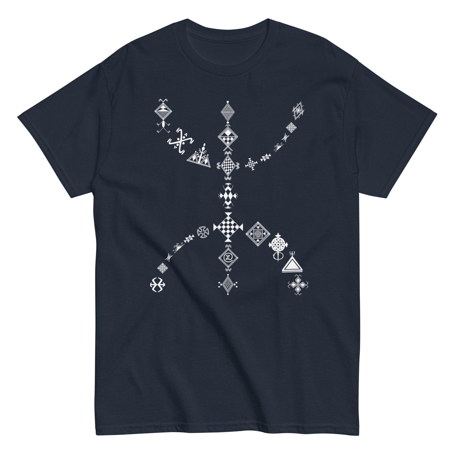 Amazigh Tshirt. Tshirt Dress for Everyday Personal Clothing Styling