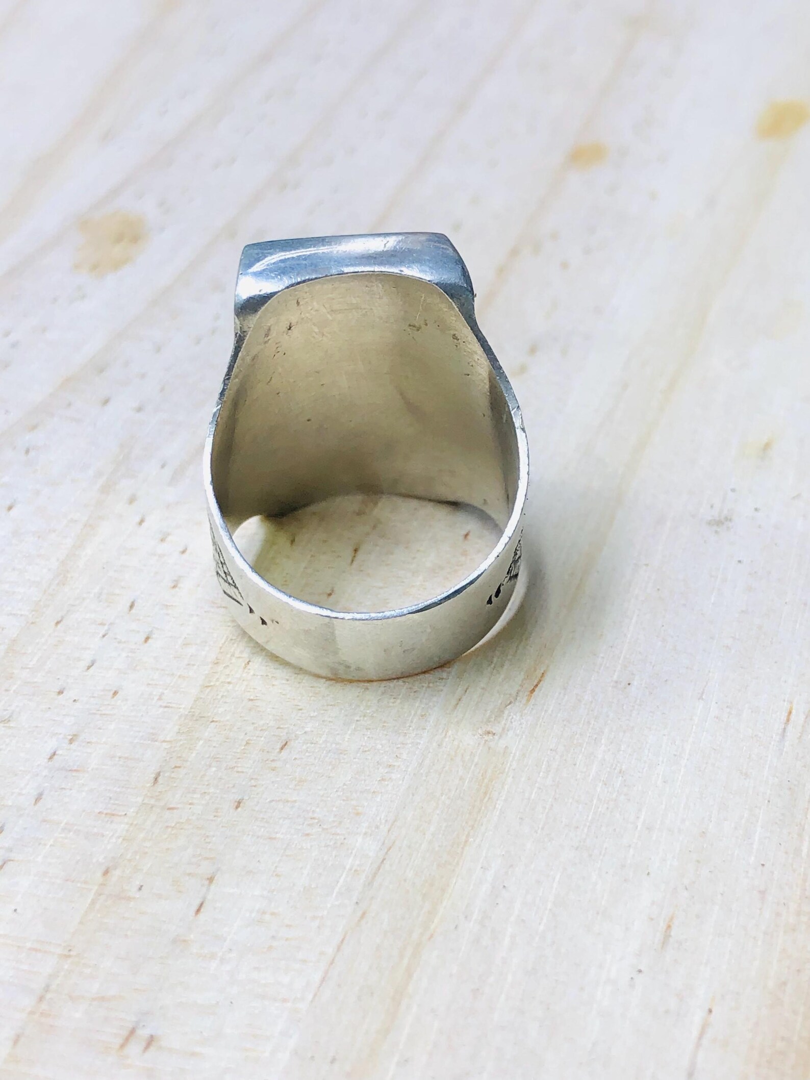 Amazigh Gravure amazighe Ring Silver Tribal Touareg Berbère