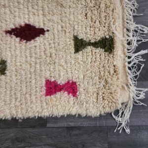 Berber Handmade Wool Colorful Geometric Boho Area Rug