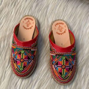 Berber Authentic Adouko Babouche Handmade Leather Babouche Shoes