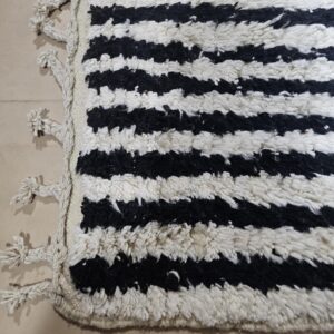 Berber Handwoven Maroccan Authentic Wool Carpet Geometric Rug