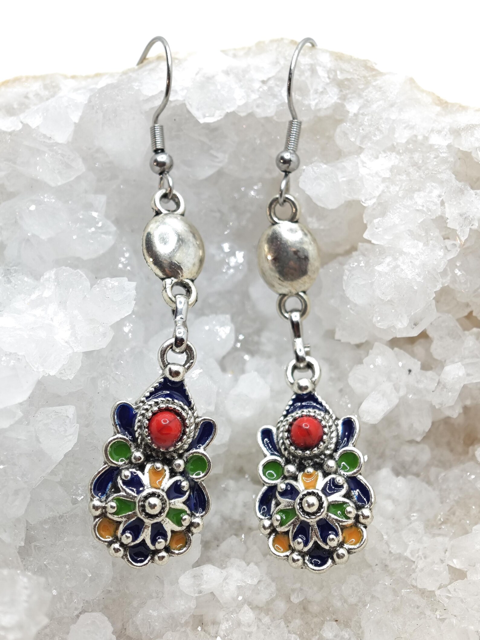 Amazigh Boucles d oreilles kabyles Bijou berbère- ethnique
