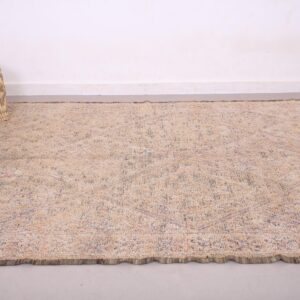 Berber Vintage Wool Rug 6.4 ft x 11.1 ft