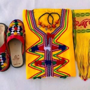 Berber Handmade Tachlhit Outfit Heritage Nbala tuareg Kaftan