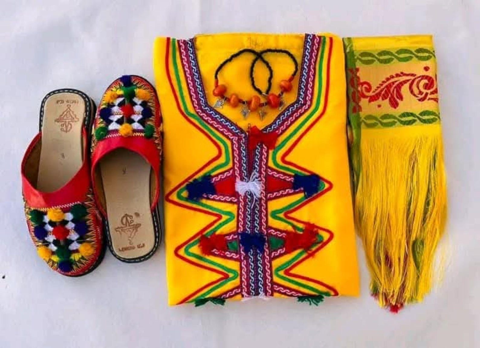 Berber Handmade Tachlhit Outfit Heritage Nbala tuareg Kaftan