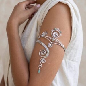 Amazigh Fibula Bracelet - Distinctive Style for Everyday Personal Jewelry Styling