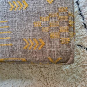 Berber Kilim Wool Floor Cushion Pouf Square Cover