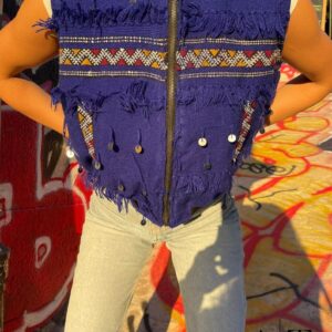Amazigh Gilet berbère fait main Festival outfit Vest