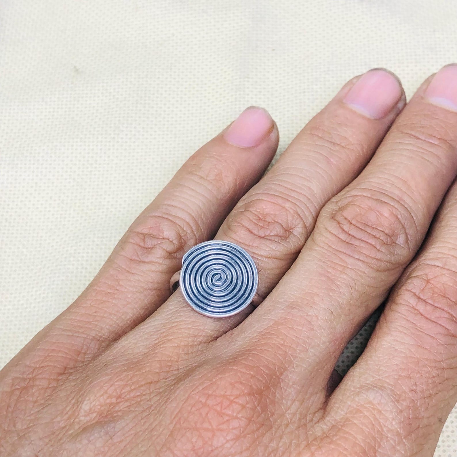 Amazigh Jewelry Traditionnels Marocains Ring Berbère Silver Handmade