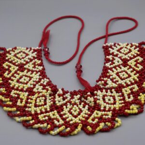 Berber Handmade Crystal Glass Beaded Ethnic Tribal Statement Necklace