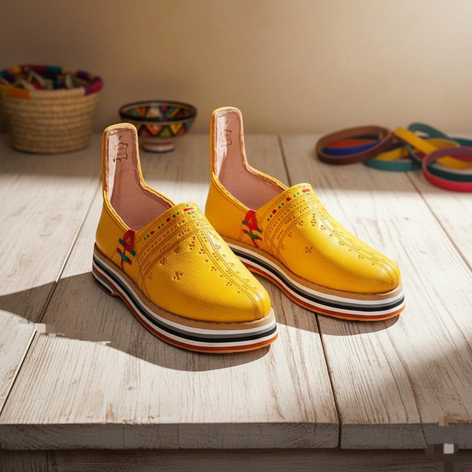 Berber Men’s Handmade Leather Babouche s Babouche Shoes