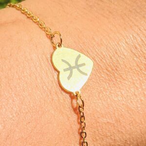Amazigh Berber Kabyle Yaz Heart Stainless Steel Women's Bracelet