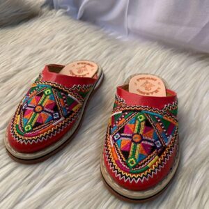 Berber Authentic Adouko Babouche Handmade Leather Babouche Shoes