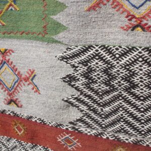 Berber Handmade Wool Runner Rug Authentic Kilim Hallway Carpet