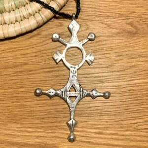 Amazigh Tuareg Symbolic Metal Necklace for Everyday Jewelry Styling