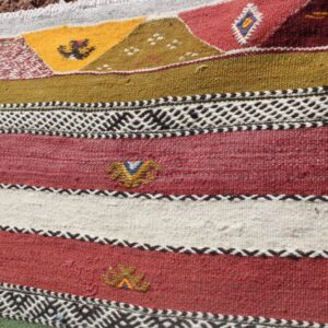 Berber Handmade Wool Runner Rug Authentic Kilim Hallway Carpet