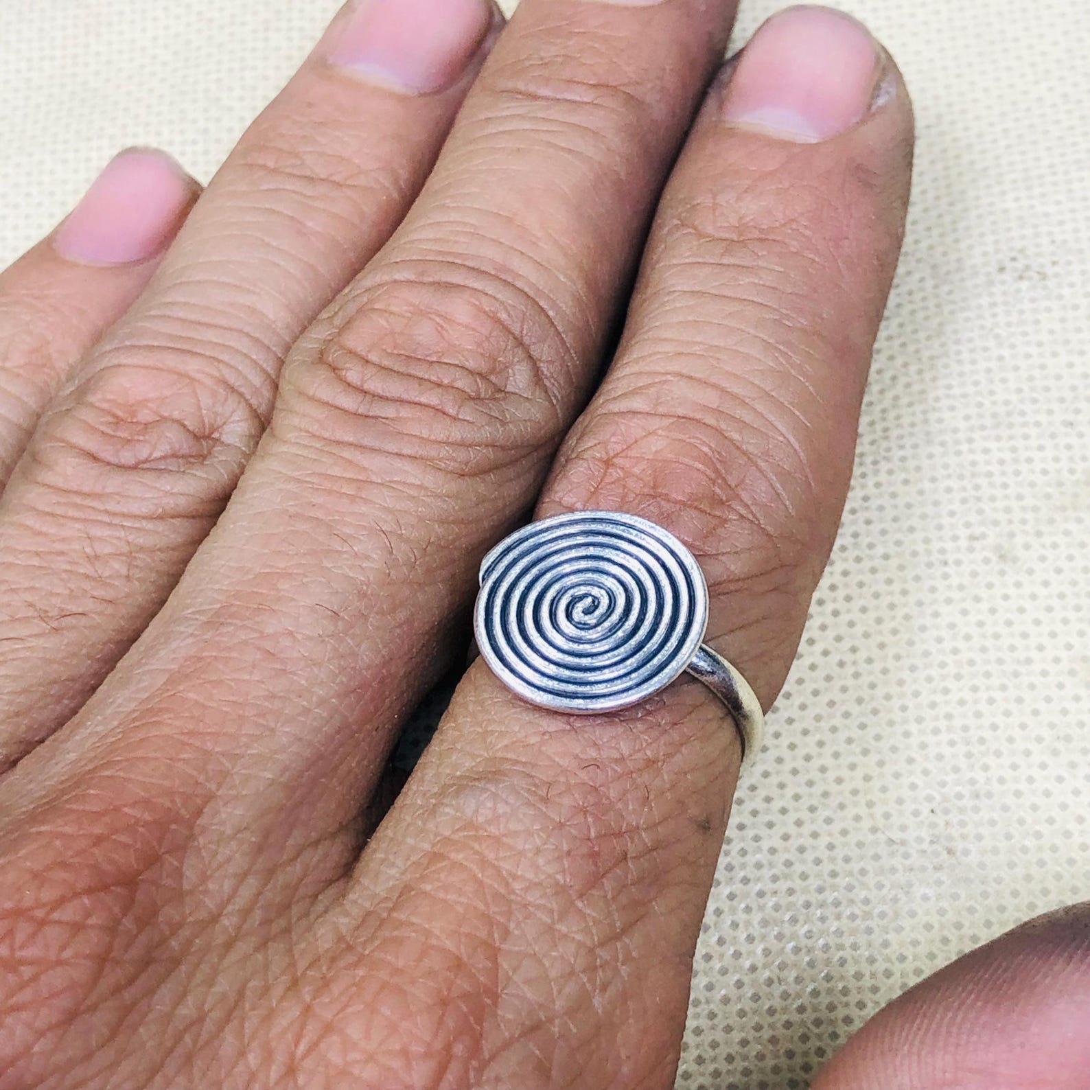 Amazigh Jewelry Traditionnels Marocains Ring Berbère Silver Handmade