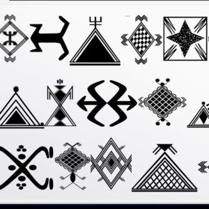 Amazigh Berber Kabyle Tattoo Symbols Tribal Pattern Digital Download