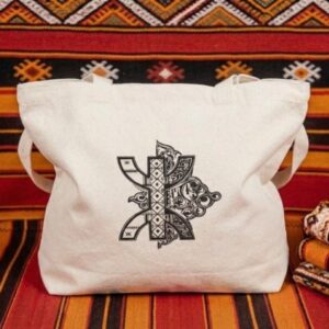Amazigh Tote Sac Shopping Bag Berbère Yaz Symbole