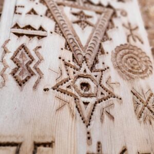 Berber handmade panel decor sculpture ceder Wall Art