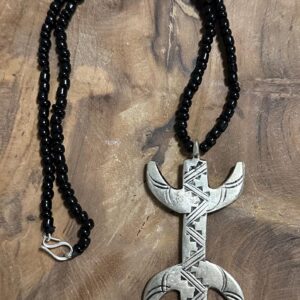 Berber Yaz Symbol Handmade Metal Stone Kette Necklace