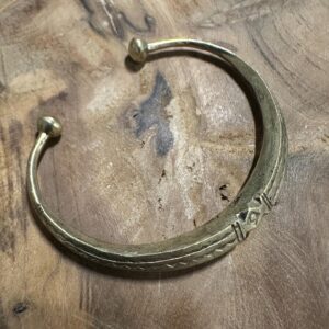 Berber Traditional Handmade Stainless Steel Engraved Bangle Bracelet