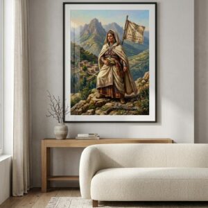 Lalla Fatma N'Soumer Amazigh Kabyle Berber Woman Portrait Wall Art